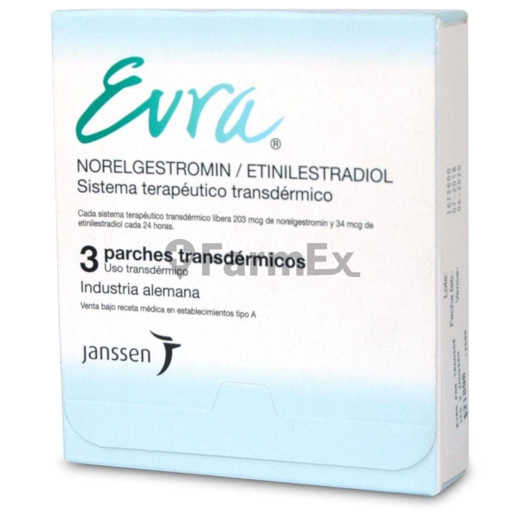 Evra x 3 Parches susc-1 de 2 meses Farmex-Suscripciones-Persistente